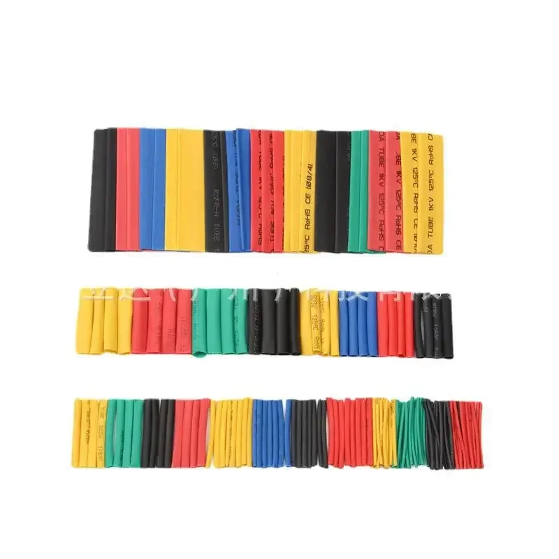 800/530/280/127pcs Insulated Heat Shrink Tubing Colorful Heat Shrinkable Tubing Boxed DIY Kit Heat Shrinkable Waterproof Tubing