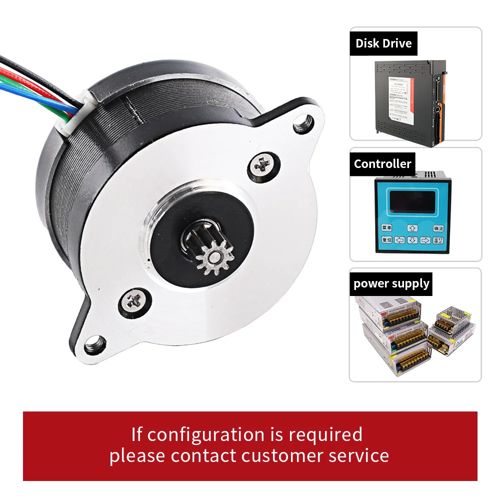 Pancake Motor 1.0A ≥120mN.m 36HS2110 2-Phase 4-Lead Circular Extruder Motor 36BYGH 3D Printer Accessory Nema14 Stepper Motor
