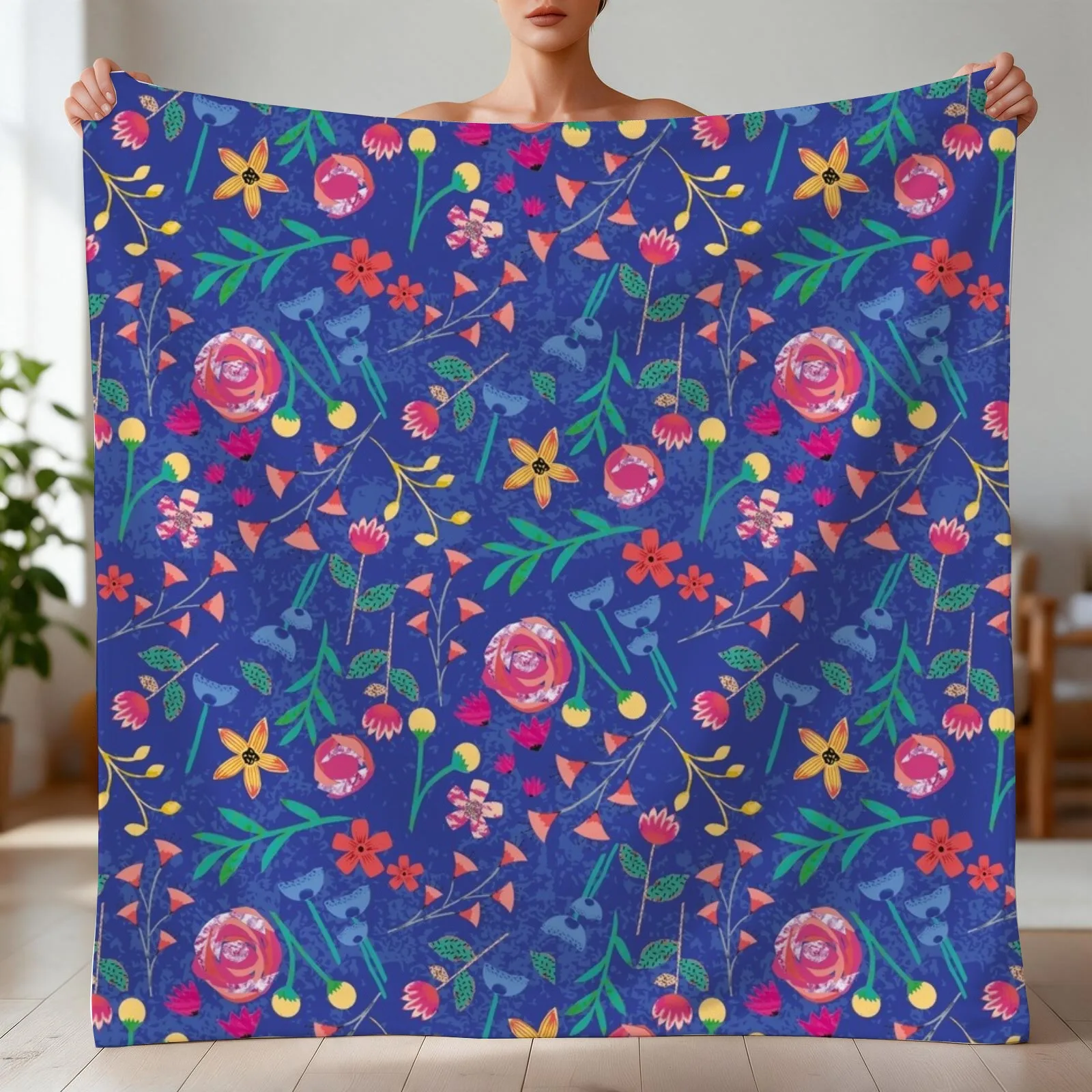 New Discarded Bouquet Throw Blanket for winter Beach Cute Plaid Blankets