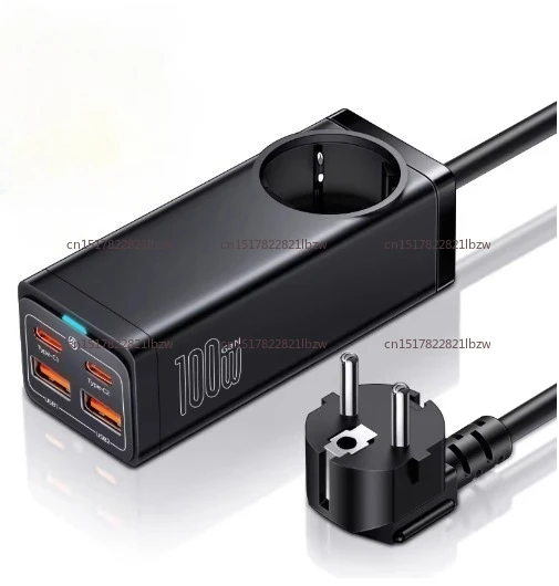100W 65W USB Charger Desktop Power Strip Type C   Quick Charge 4.0 3.0 Fast Charging
