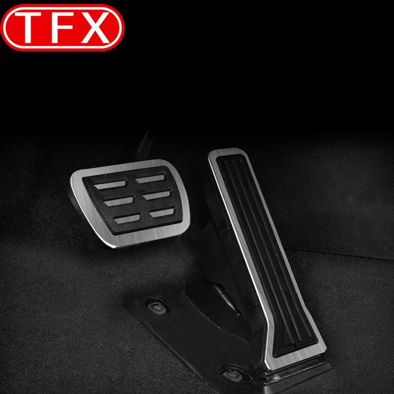 

For Xpeng P7i 2023 2024 Car Styling Interior Gas Brake Panel Cover Sticker Aluminium Alloy Modification Auto Accessories