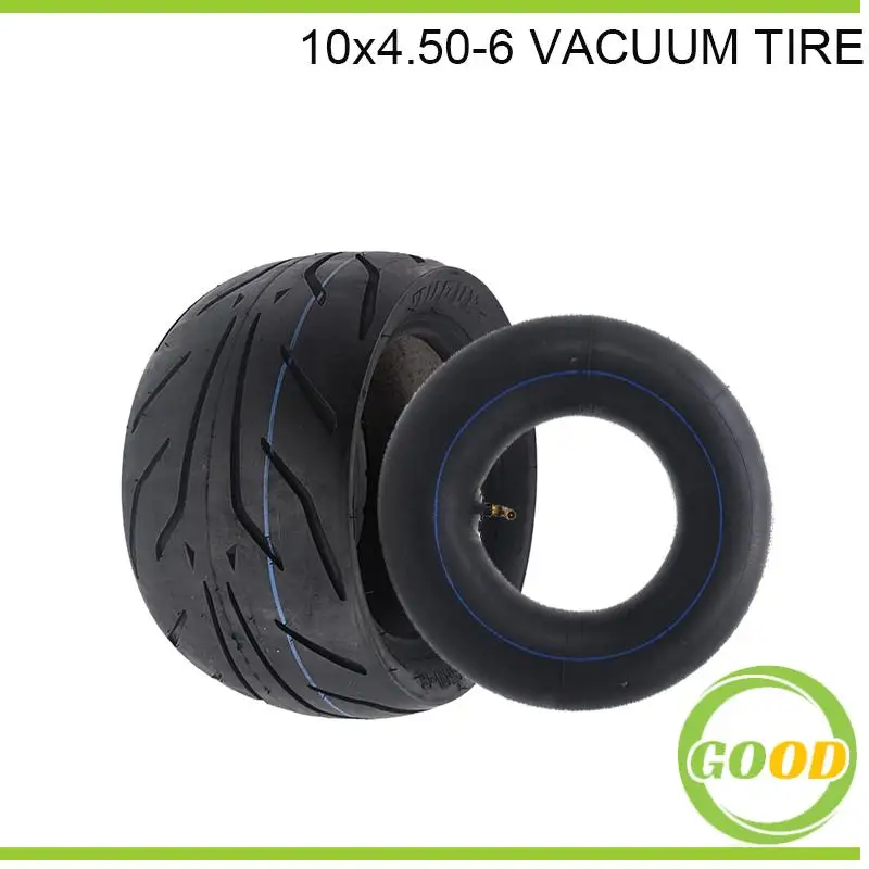 

10-дюймовые электрические самокаты с шинами 10x4.50-6, подходящие для замены шин электросамокатов Yume Hawk Pro.