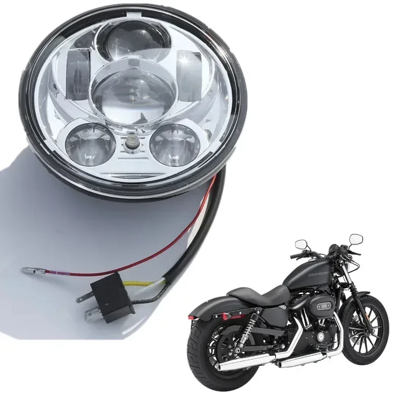 ل هارلي دينا سبورتستر XL سوفتيل FXSTC FLSTS FXDWG FLSTSB XG قطع غيار الدراجات النارية 5.75 ''جهاز عرض LED المصباح مصباح #1