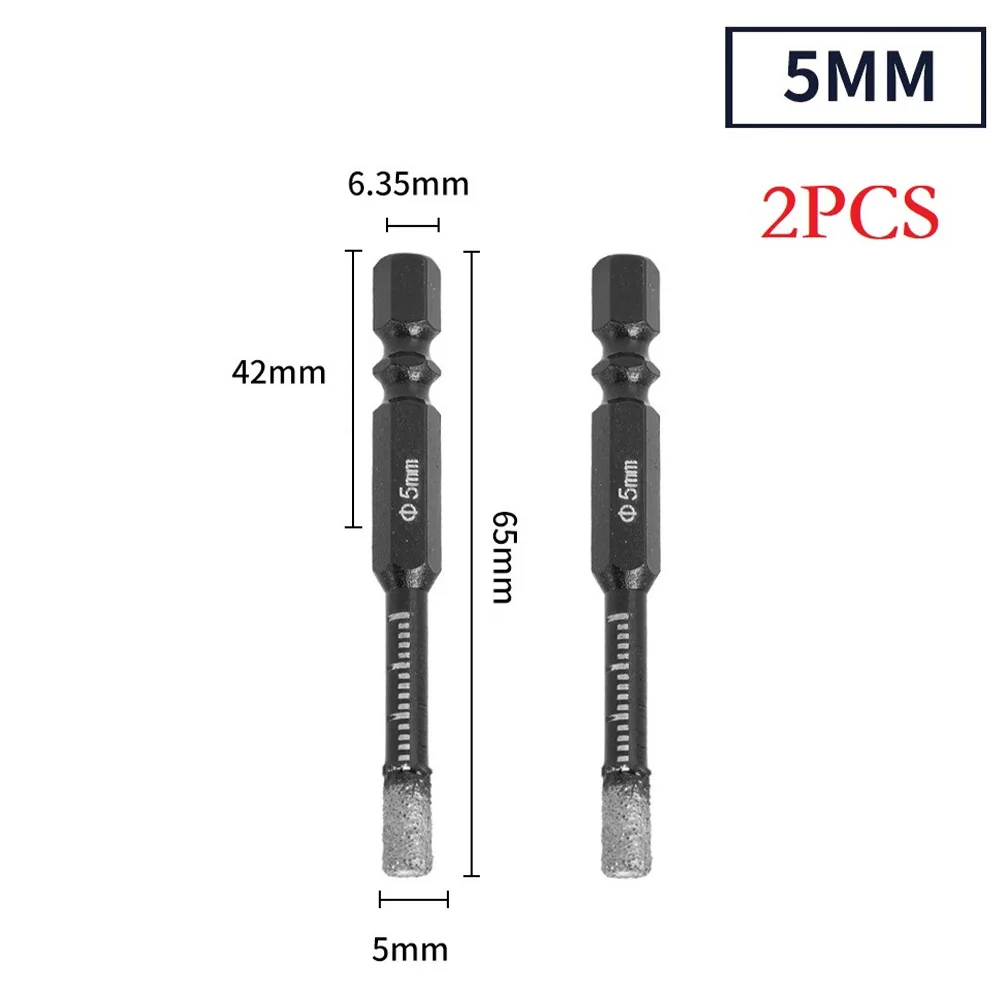 Nova marca de alta qualidade broca 5 -16mm 5/6/8/10/12/14/16mm cortador para haste hexagonal diamante seco comprimento 10mm