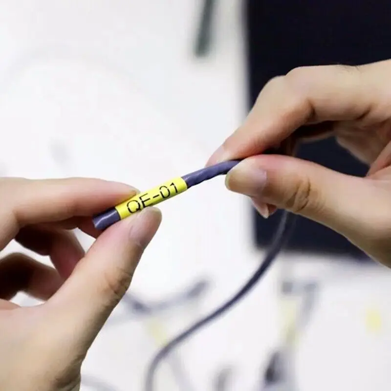 Лента для этикеток с термоусадочными трубками P Touch, 5 шт., совместимая с лентой Brother Hse211 Hse-221 Hs-231 Hse 5,8 мм для PT-E500 E300 H300