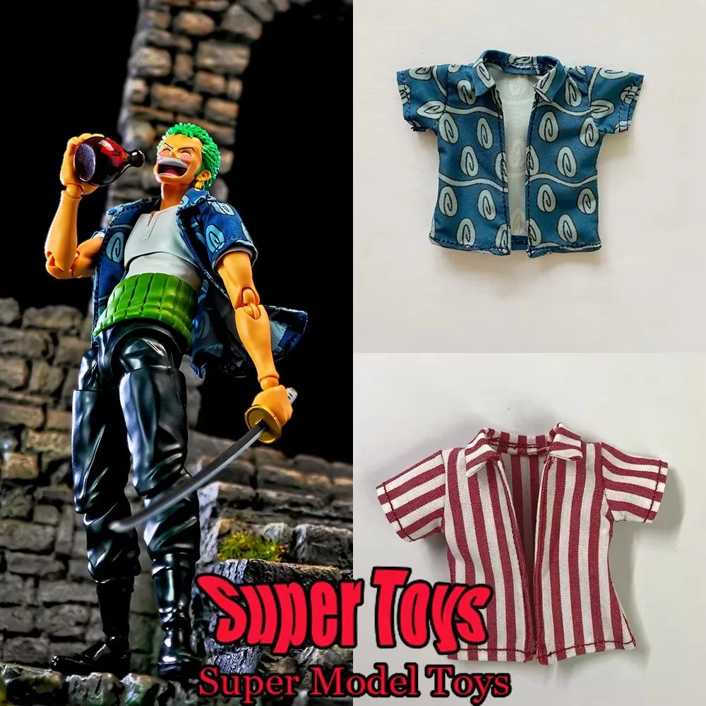 

In Stock 2 Style 1/12 Scale Male Soldier Clothes ONE PIECE Roronoa Zoro Casual Shirt Fit 6-inches Action Figure Model Doll