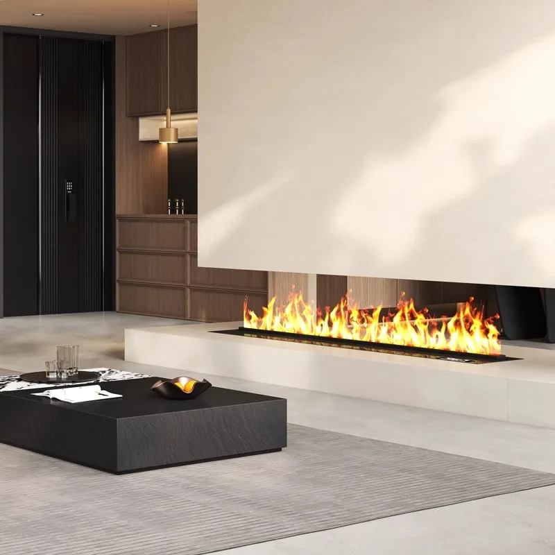 Electric Fireplace Humidifier with Remote Control for Home Decor