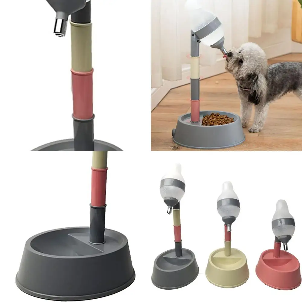 

Pet Standing Water Dispenser, Height Adjustable Cat Dog Standing Bowl with Detachable Pole Automatically Feeding Water (Deep Gra