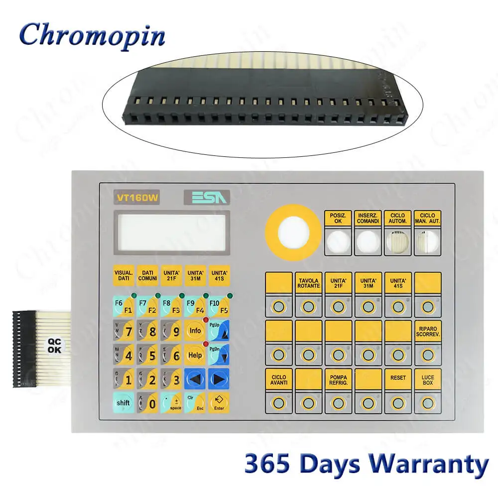 Interruptor de teclado de membrana VT160W000DP para teclado de botón de membrana ESA VT160W VT160W000DP