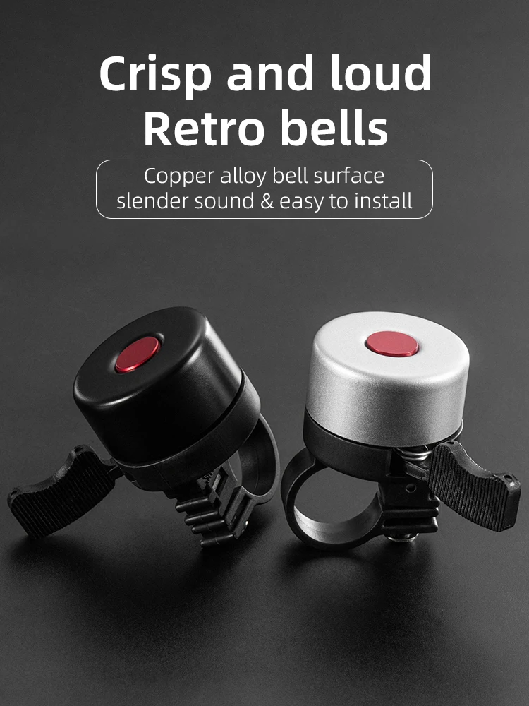 AliExpress ROCKBROS Bicycle Bell MTB Road Handlebar Bike Horn Safety Sound Alarm Cycling Ring Bell Warning Bells Bicycle Accessories