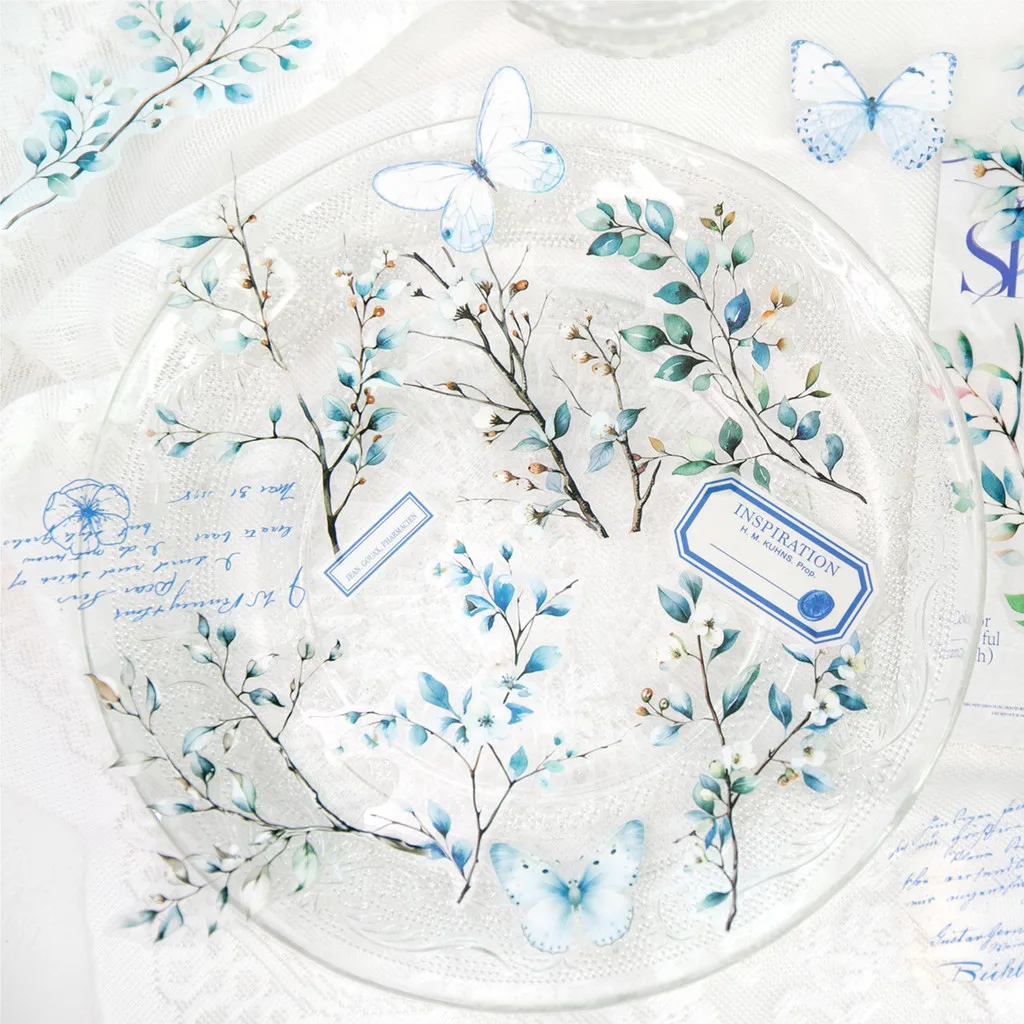 20pcs Tree Branch Stickers Sticker Adhesive Creativity Diy Sticker Hand Made Decorative for Scrapbooking Junk Journal Supplies