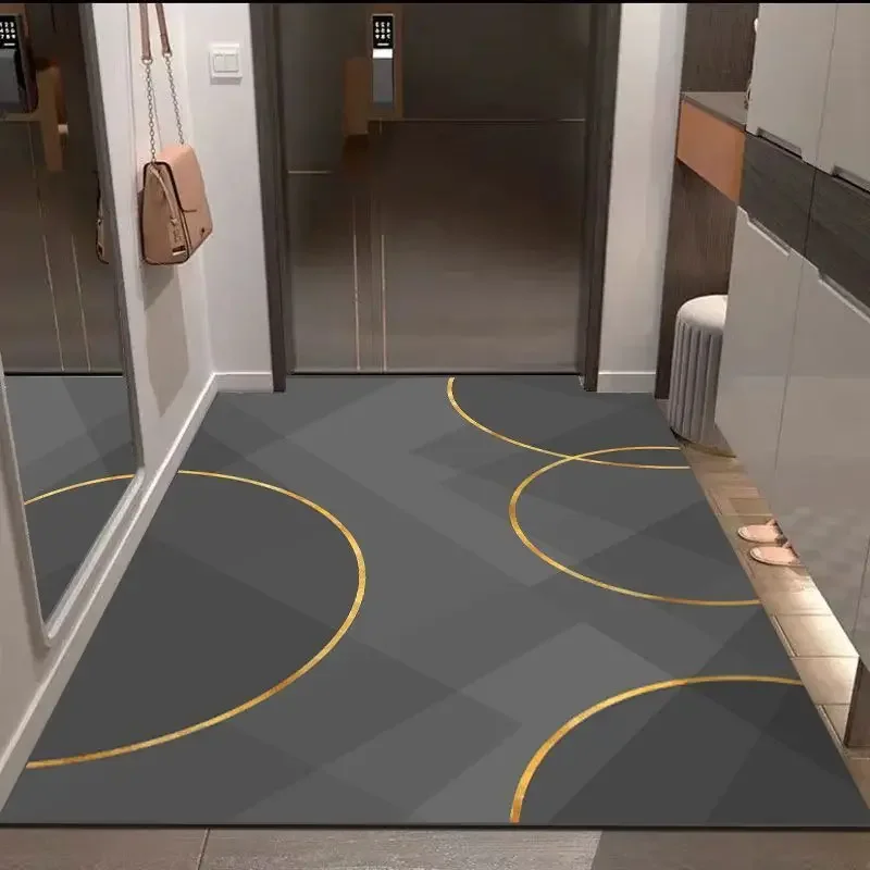 Large Size Diatomaceous Earth Mats Entrance Door Rugs Cushion Door Mat Absorbent Quick Drying Anti Slip Dirt Resistant Carpet