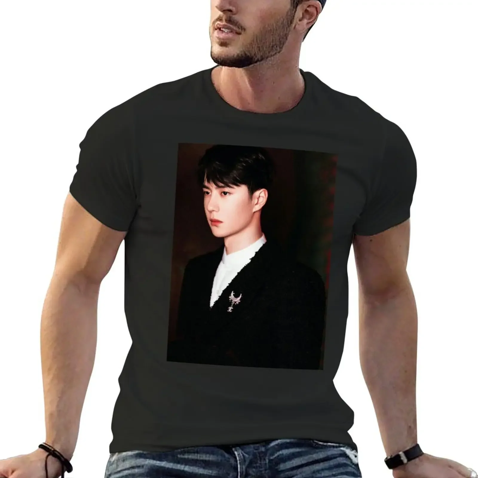 Wang Yibo T-Shirt sublime oversized mens clothing