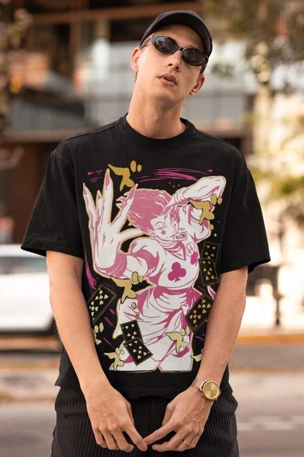 Camiseta Hisoka cómoda y de ocio, Hunter X Hunter, cómic, HXH, regalo de anime, nueva camiseta de algodón de verano 2026 para hombre