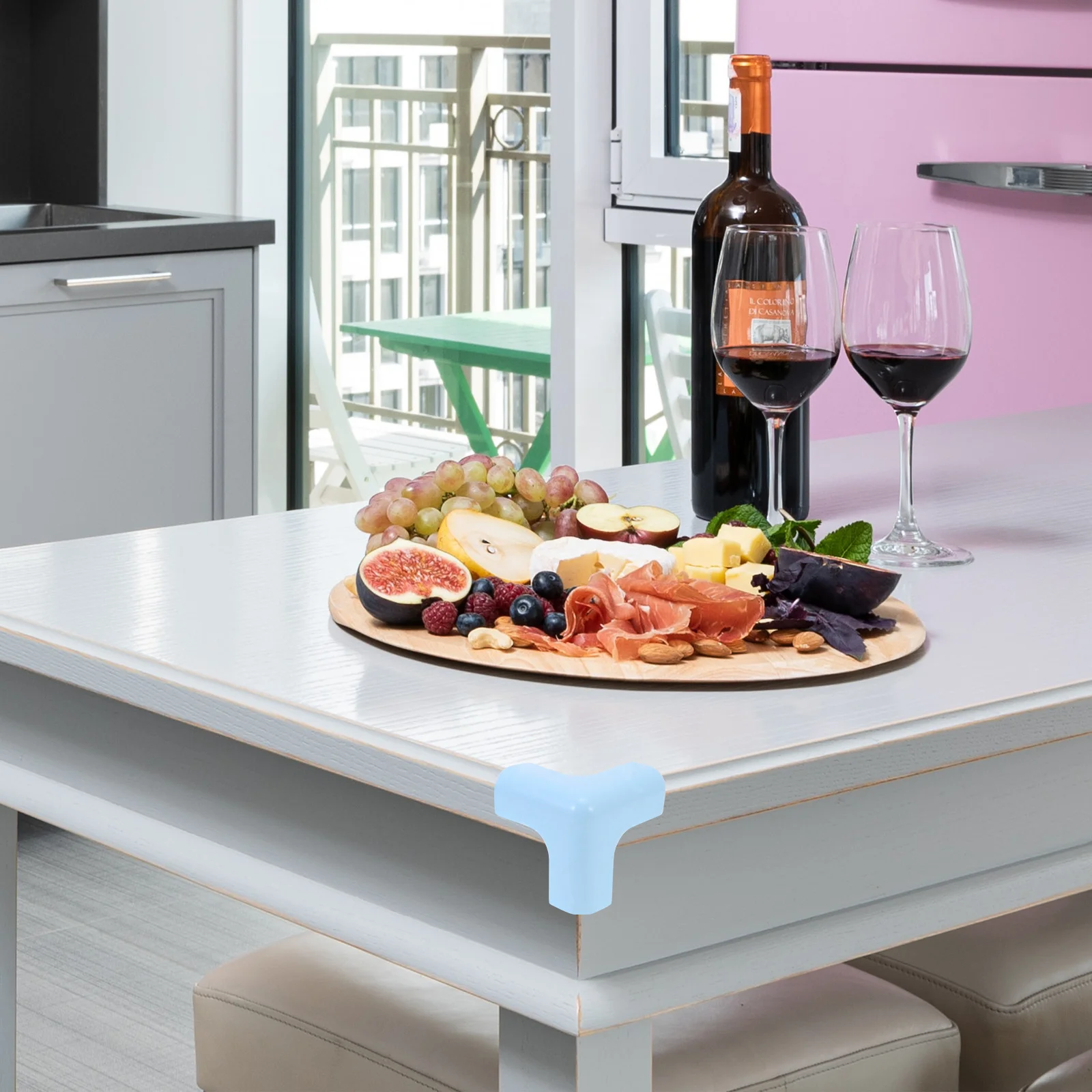 

8Pcs Silicone Corner Protector Furniture Guard Soft Corner Cover Baby Proofing Table Cushion Protector