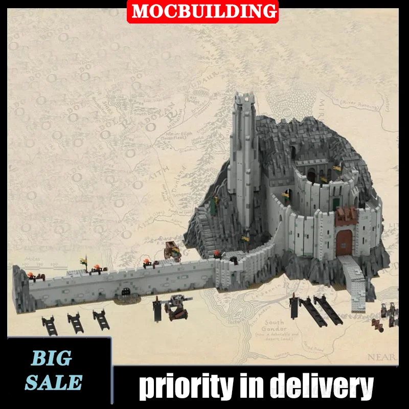 MOC UCS Helm\'s Deep Classical Building Model Build Blocks Set Assemble Collectible Series Toy Giftl