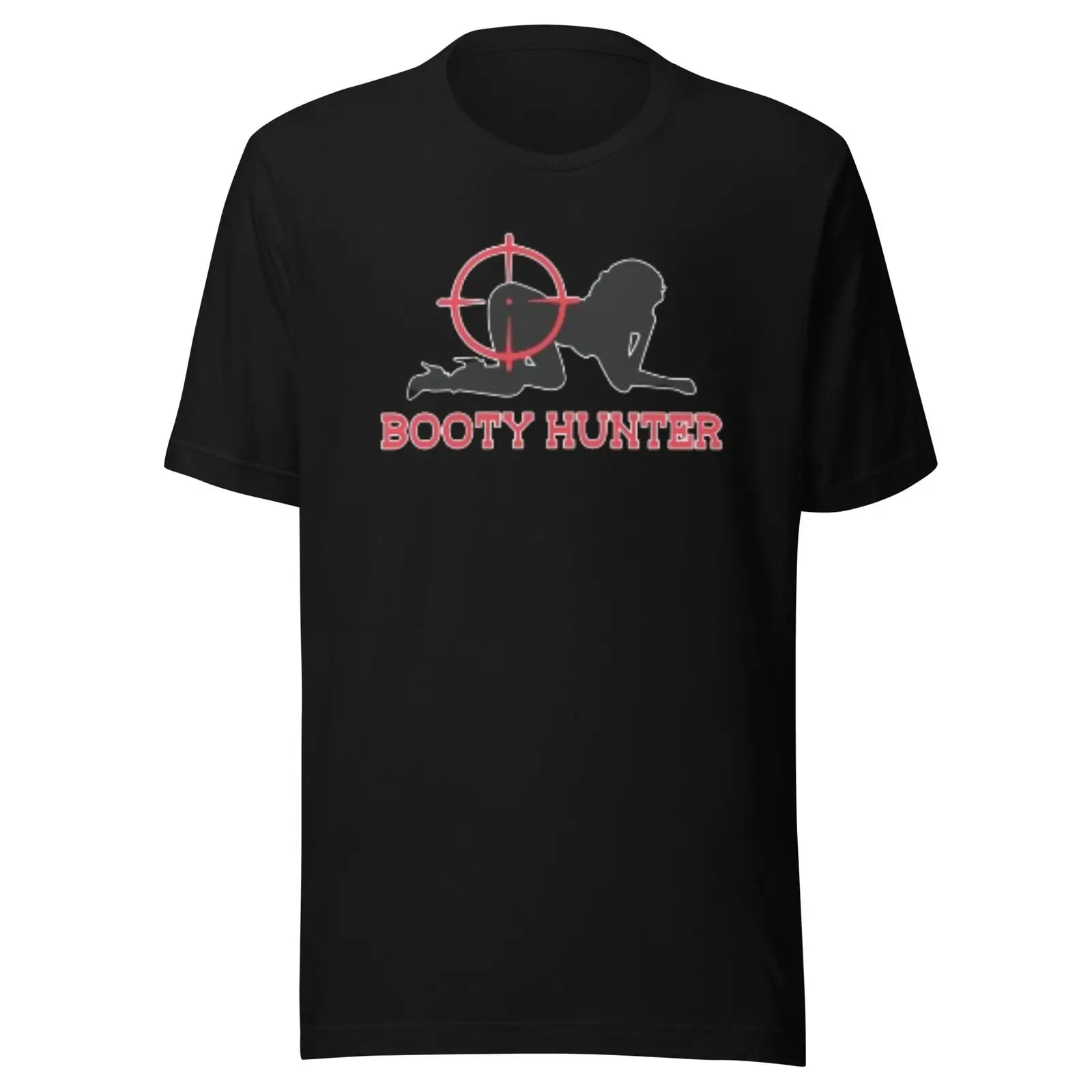 Booty Hunter Short Sleeve 100% Cotton Lightweight Crew Neck Top