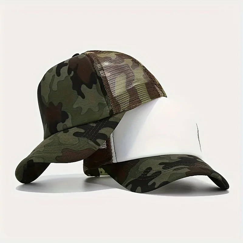 Camouflage Breathable Mesh Baseball Hat for Drivers