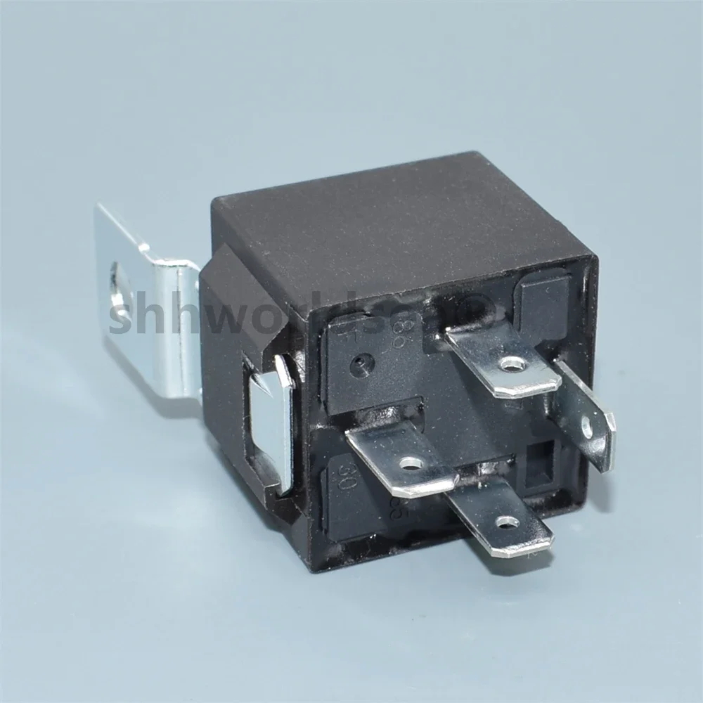 shhworldsea Car Relay 24V 40A 4Pin Automotive Relay with Black Red Copper Terminal Auto Relay with Wire Relais Socket