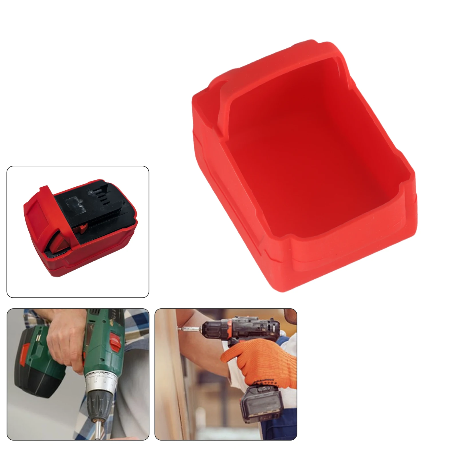 Silicone Protective Cover Case For 18V 3.0 4.0 5.0 For Power Tool For Battery Drop Guard Accessories Silicone Protective