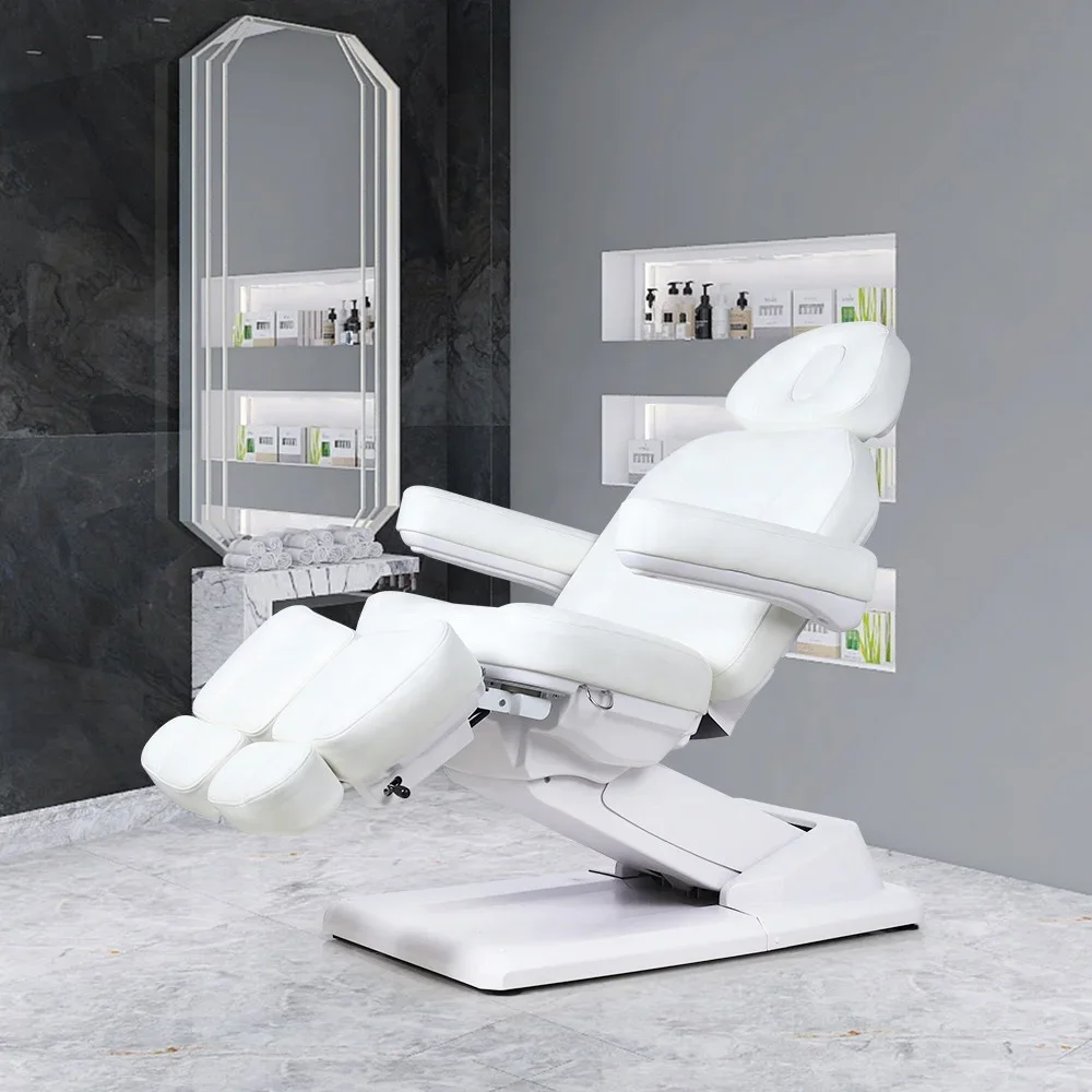 Luxury Spa Salon Furniture 3 Electric Motors Esthetician Bed Facial Aesthetic Podiatry Tattoo Pedicure Chair