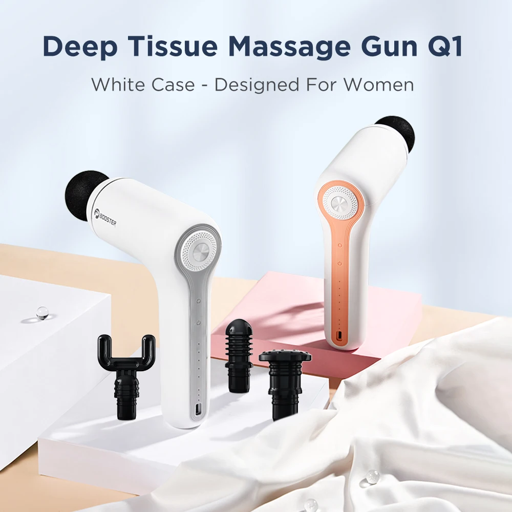 

Booster Q1 Massage Gun Portable Massager for Back and Neck Muscle Deep Tissue Percussion Muscle Relaxation Pain Relief Fitness