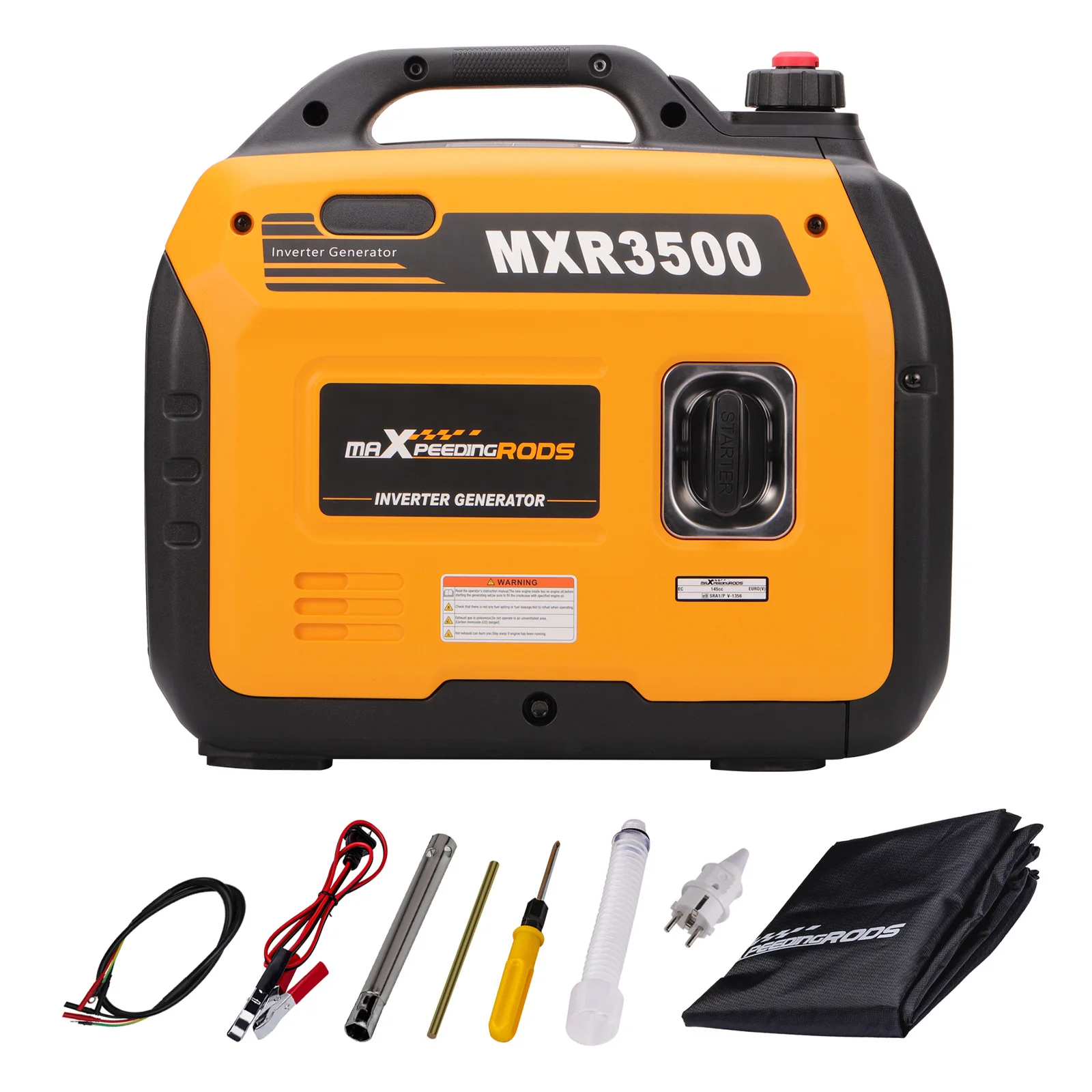 Compacte krachtige draagbare 3500-watt invertergenerator Lichtgewicht Superstil voor campers