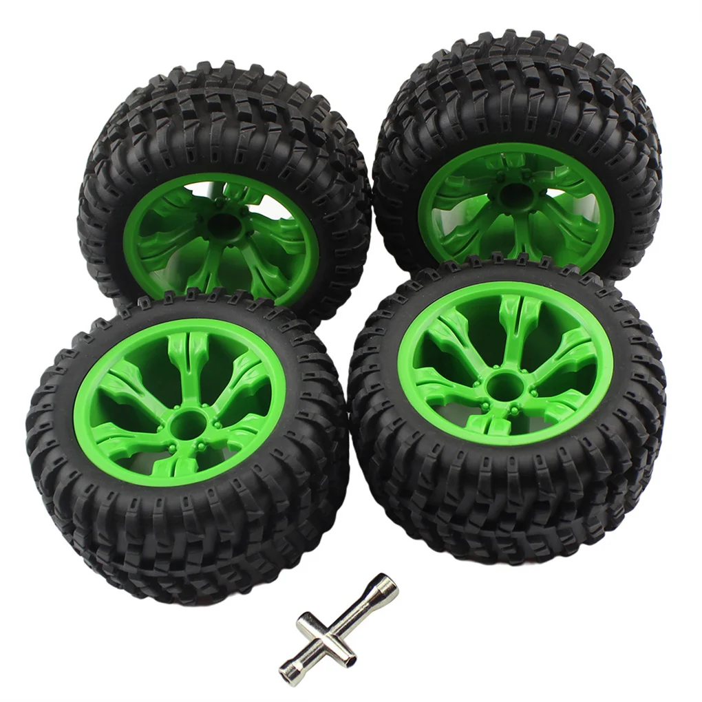 

Pack of 4 RC Tire Racing Model Vehicle Widen Tires Modification Wheel Rims Replacement for Wltoys 12428 144001 124018