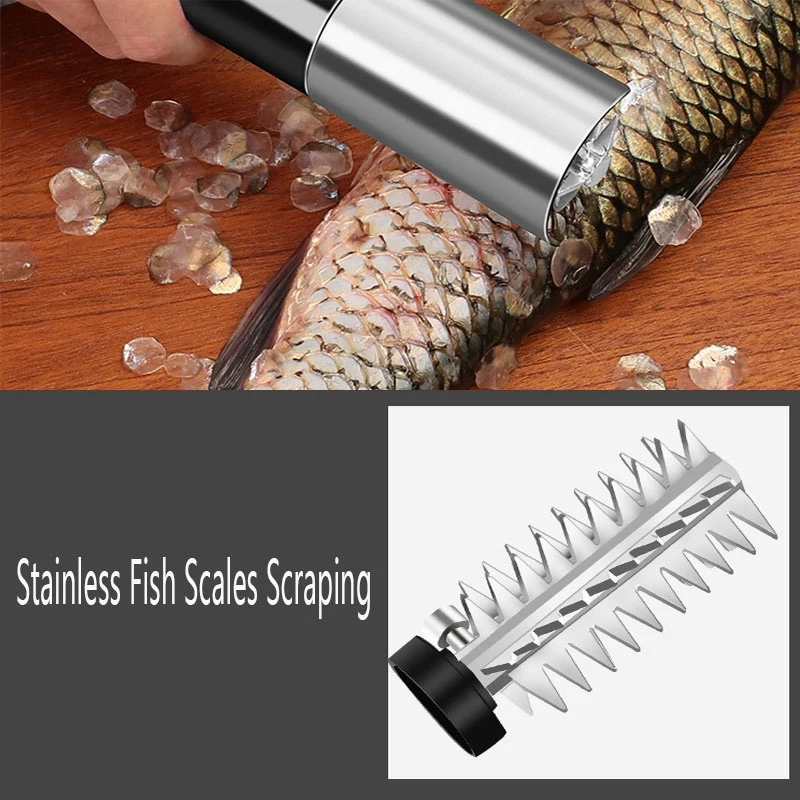 Electric Head Tool for Fish Scales and Fish Scale Remover Accessory with Durable Cutter Scaler Remove Durable Cutter Head TooL