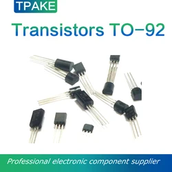 Transistors TO-92 2N3906/5401/5551 2SA1015/1020/733/928 2SC945/1815/2240/2655 2SD965 MJE13001/13003 TO-92L NPN/PNP