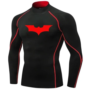 남성용 압축 셔츠, 짧은 달리기 티셔츠, 체육관 스포츠 탑, 빠른 건조, 통기성, 블랙 피트니스 운동복, 보디빌딩 의류