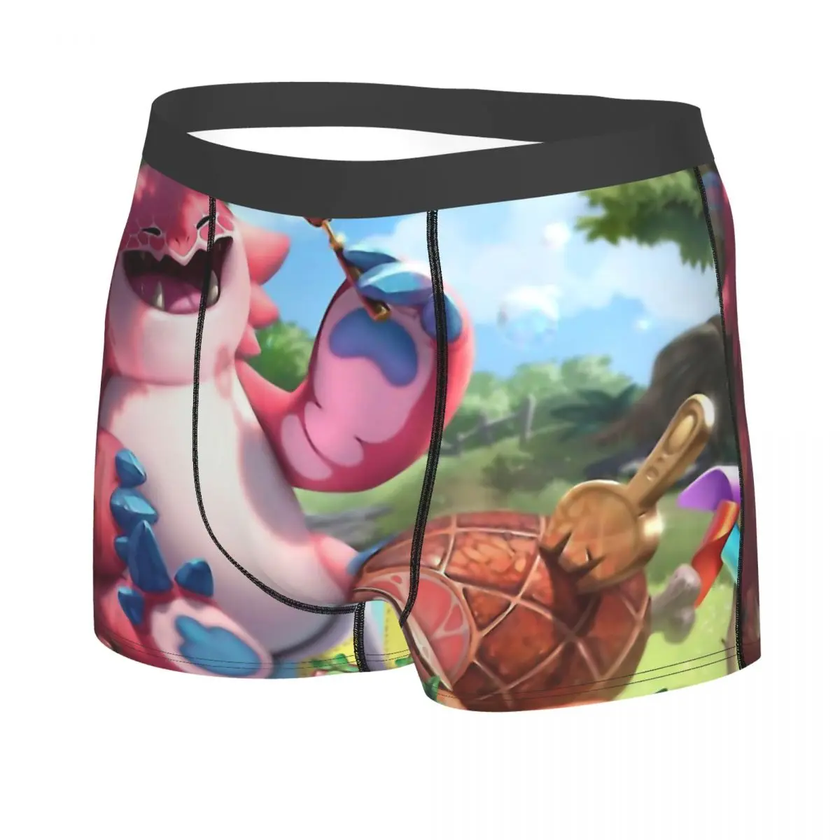 Little Choncc Picnic Man's Boxer Briefs League of Legends Game Breathable Funny Underpants Print Shorts Birthday Gifts