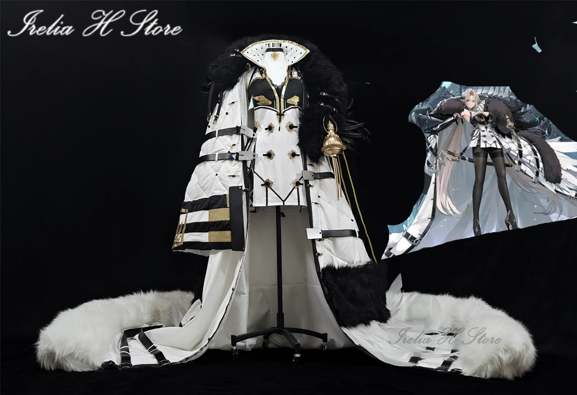 Irelia H Custom size made SN Kronshtadt from Azur Lane Cosplay Kronshtadt Cosplay Costume for women Game cape