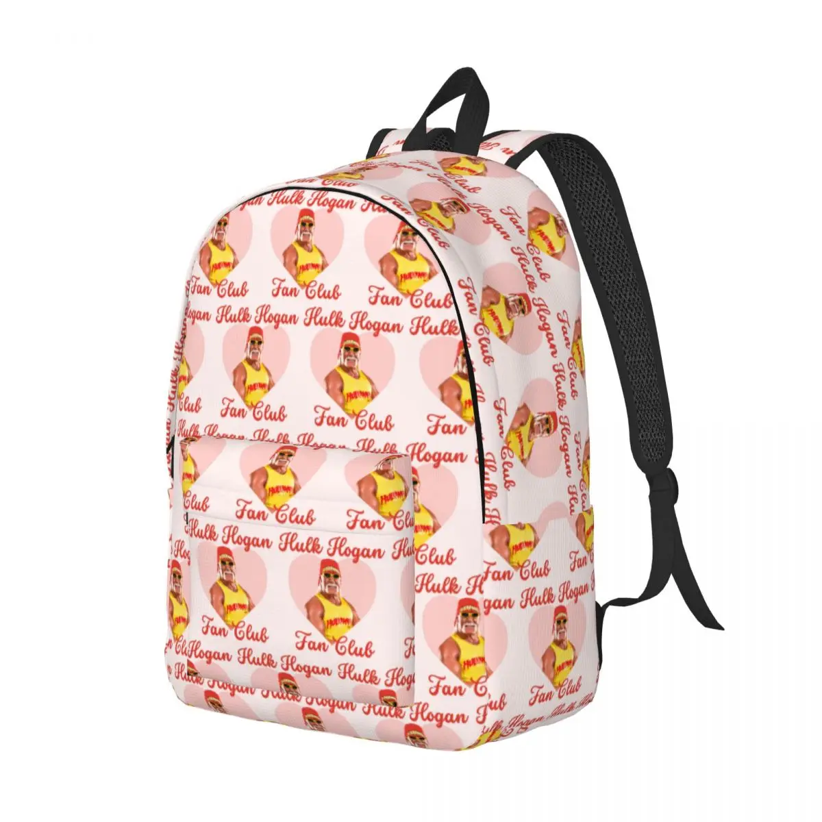 hulk-hogan-fan-club-mochila-com-design-retro-de-wrestling-mochila-escolar-para-criancas-bolsa-escolar-bolsas-de-ombro-para-homens-e-mulheres