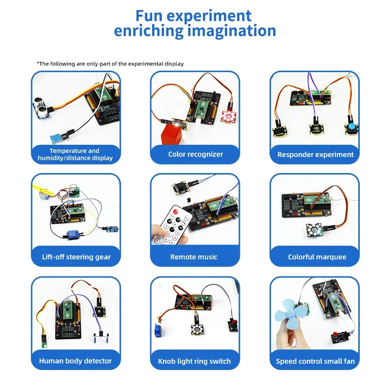 Pico Sensor Starter Kit Lernset für Raspberry Pi Pico STEM DIY Projekte Programmierkit