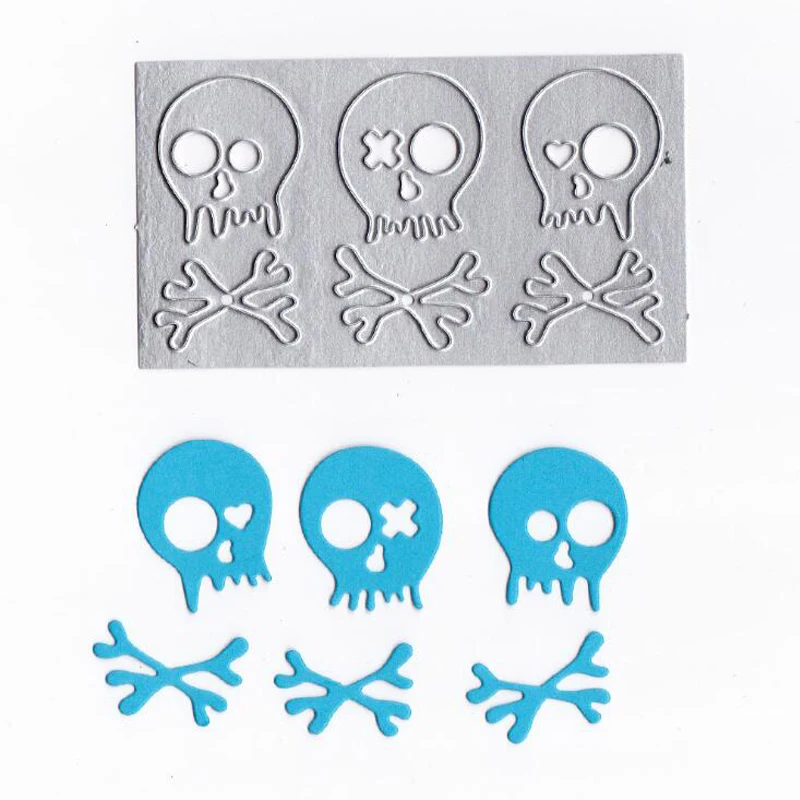 Halloween Making Skull Joke Metal Cutting Die for DIY Scrapbooking Embossing Folder Paper Card Craft Decor Diecut Stencil