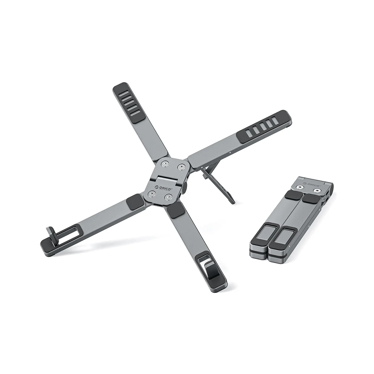 ORICO 3 w 1 Przenośny Aluminiowy Stojak na Laptopa do Macbook Air Pro Składany Stojak na Notebooka Macbook Pro Tablet Telefon z Darmową Torbą — zdjęcie produktu 7