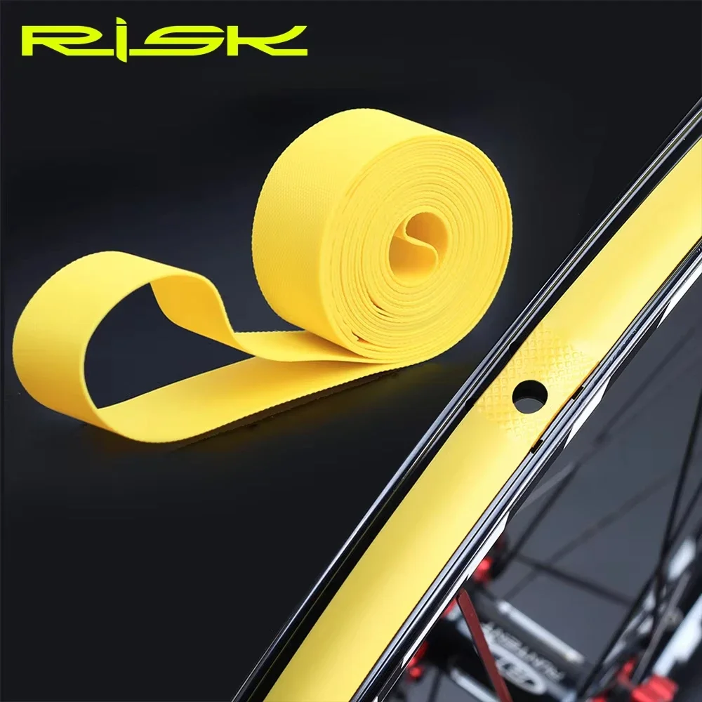 

RISK 1 Pair Bicycle Tire Protection Liner Mountain Road Bike Dead Fly Bicycle Puncture Proof Belt 29/26/27.5*20mm 700c*18mm