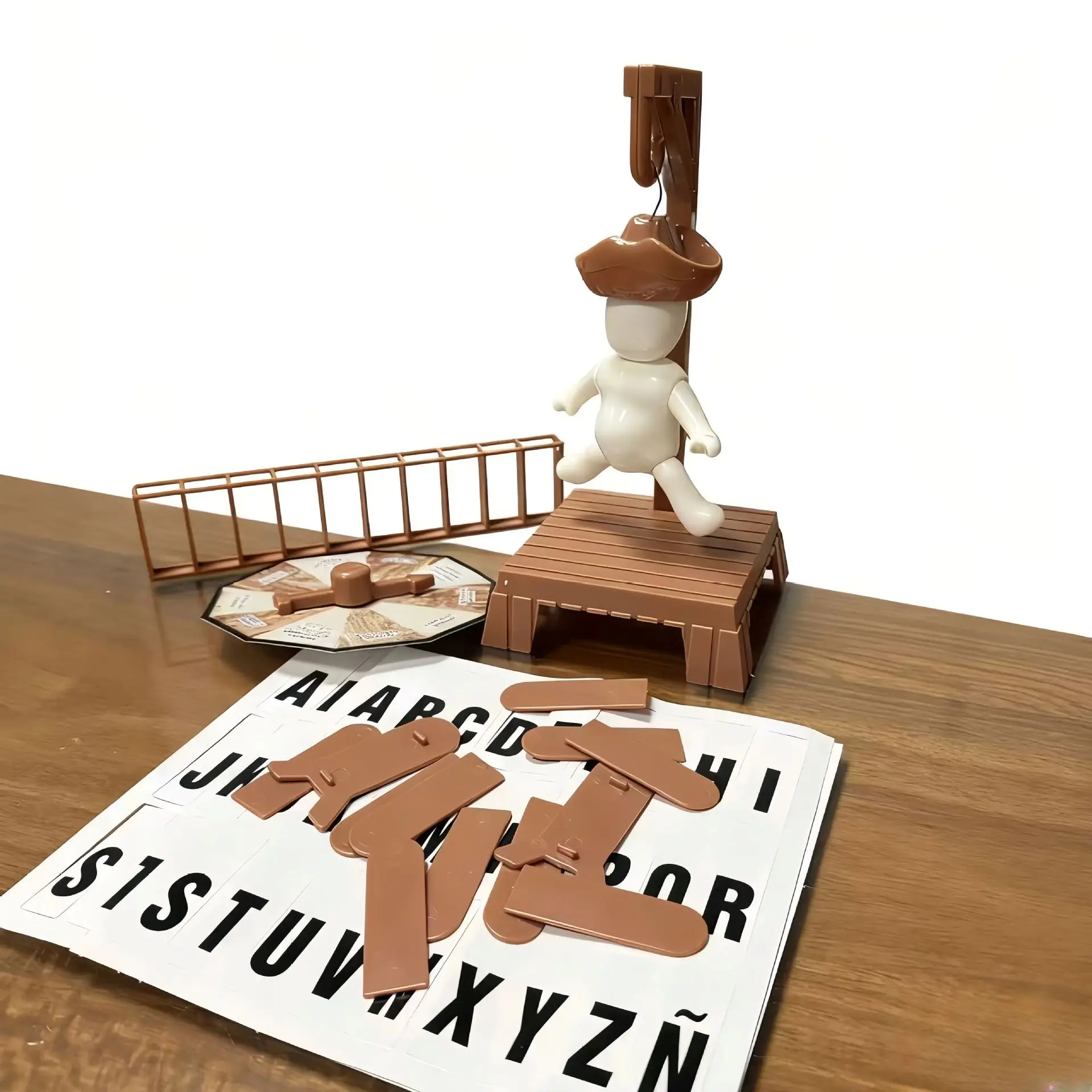 ألعاب لوحية Hangman المغناطيسية من رعاة البقر، كلمة تخمين غامضة قبل تساقط هانك معلقة مع لعبة طاولة السفر للدمية