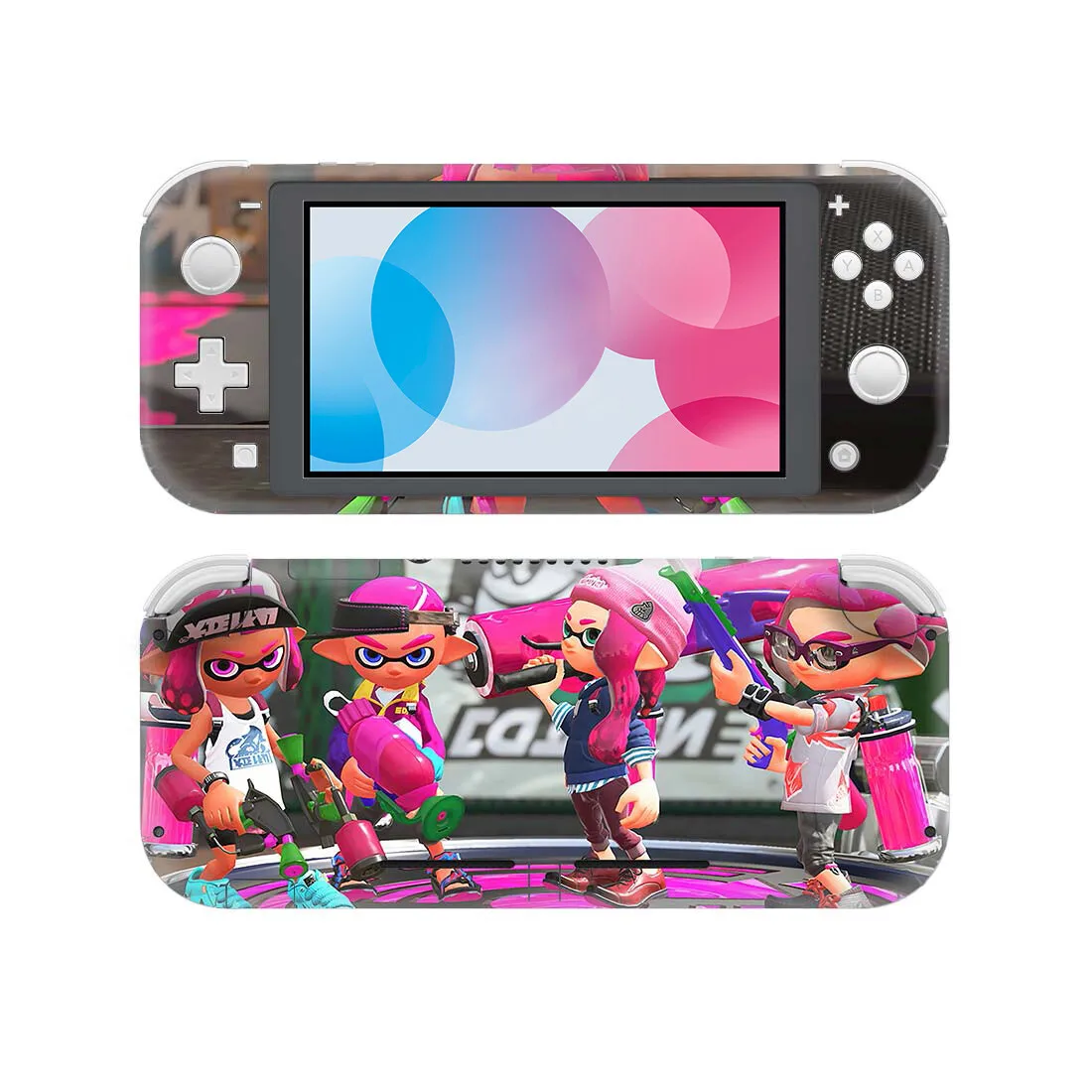 Game Splatoon Sticker Skin Cover for Nintendo Switch Lite Console Dock Charger Stand Holder Joycon Skin Vinyl