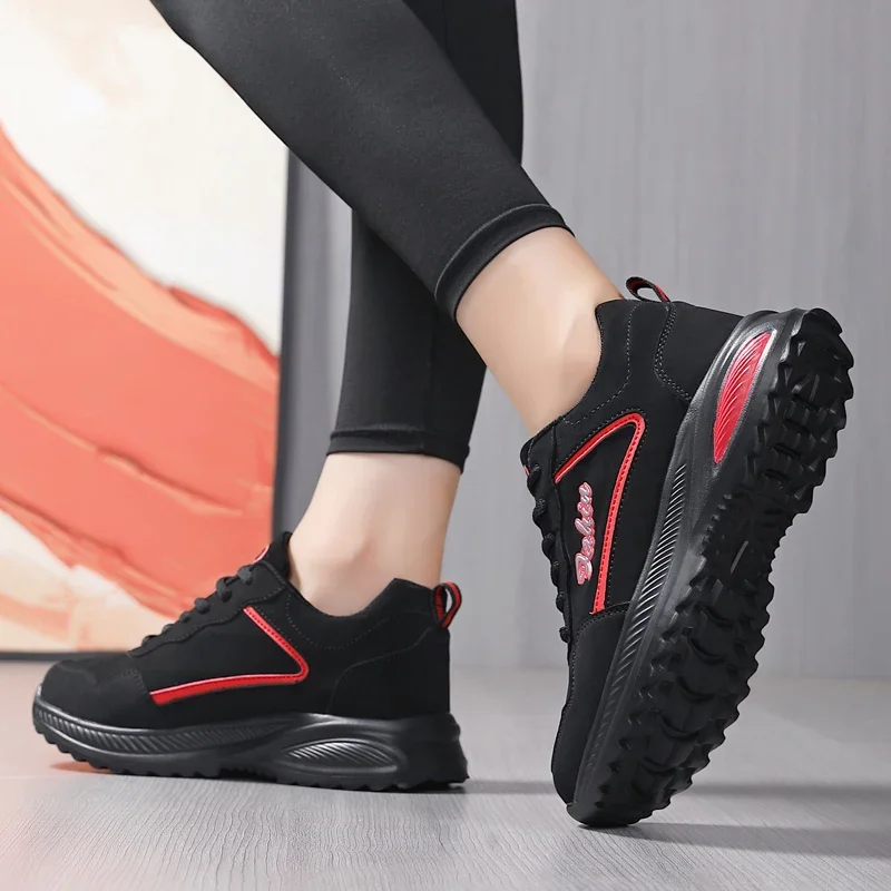 Shoes Sneakers for Women Winter Vulcanized Cotton Shoes New Fashion Woman Sneakers Winter Outdoor Walking Shoes Thick Sole 42