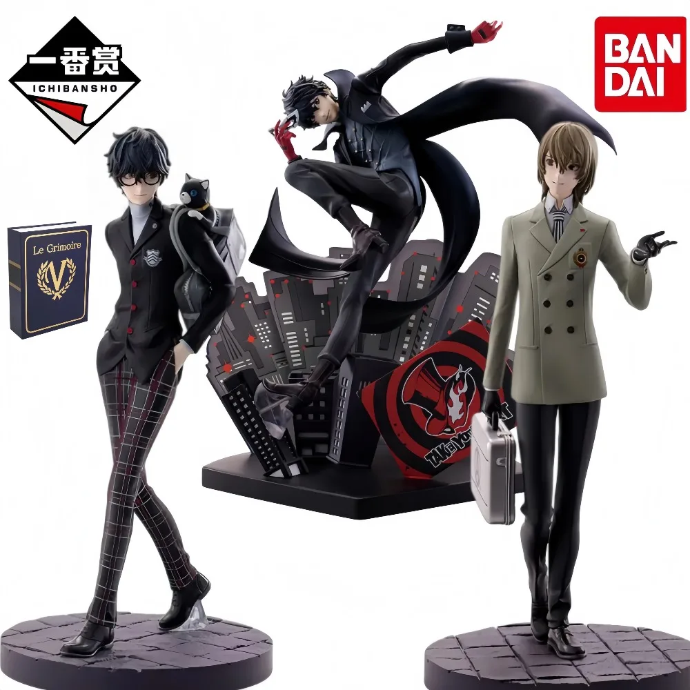 Genuino en Stock, Bandai Spirits Ichiban Kuji Persona 5 The Royal, Colección Morgana Shujinkou, Akechi Goro, Joker, Garage Kit