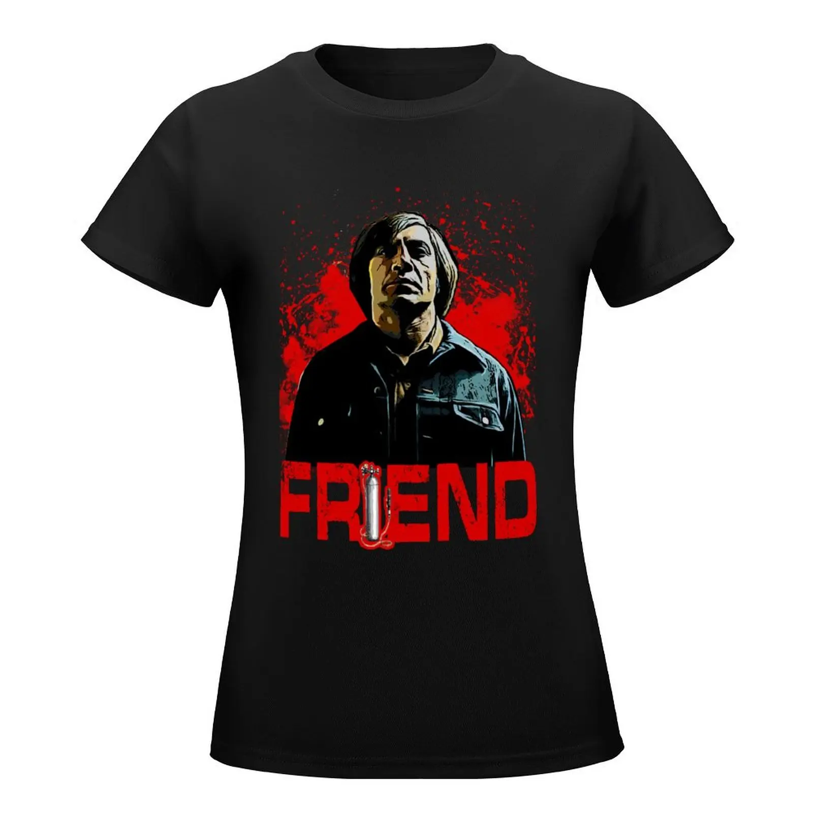 Anton Chigurh T-Shirt shirts graphic tees lady clothes white t-shirts for Women