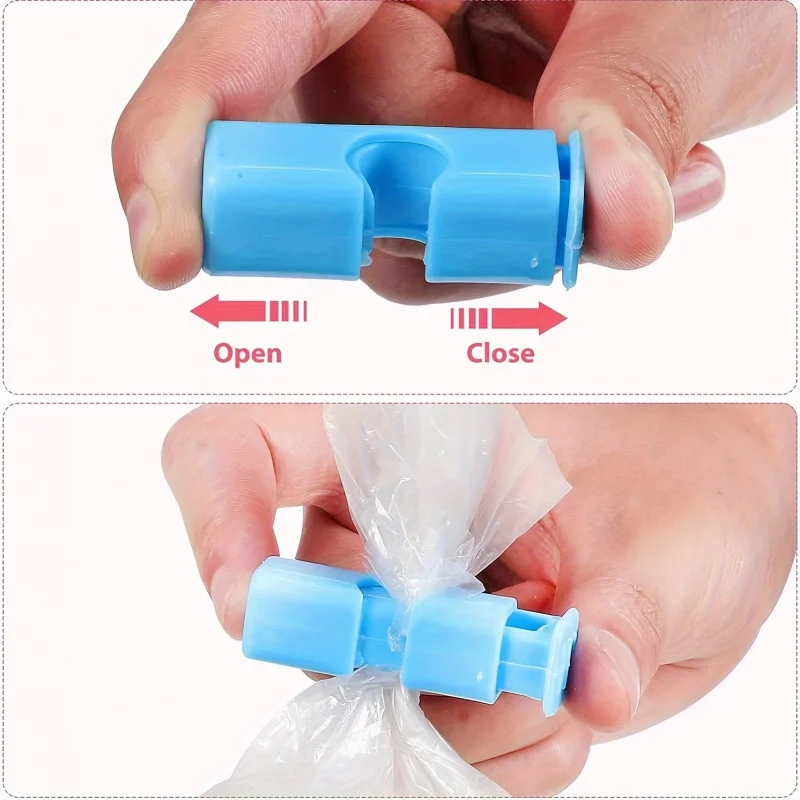 12pcs Food Sealing Clip Spring-Loaded Snack and Bread Bag Sealing Clip Kitchen Grain and Vegetable Preservation Clips Reusable