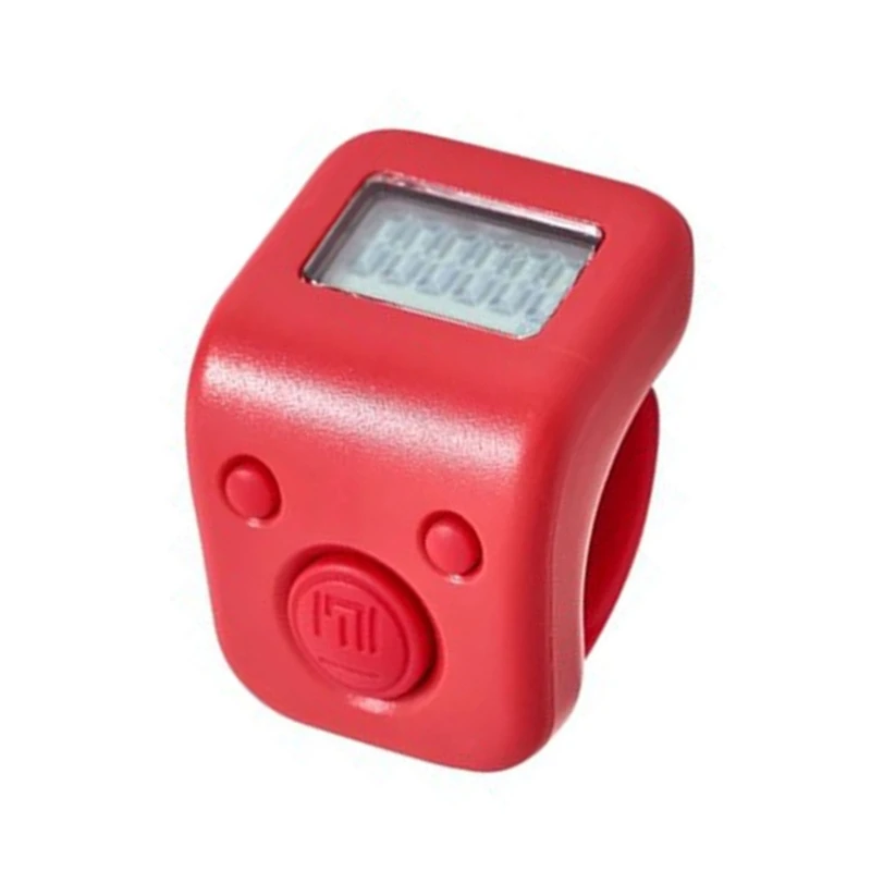 Electronic Finger Counter, Resettable 6Digits LCD Electronic Digital Display Finger Hand Tally Counter Counting