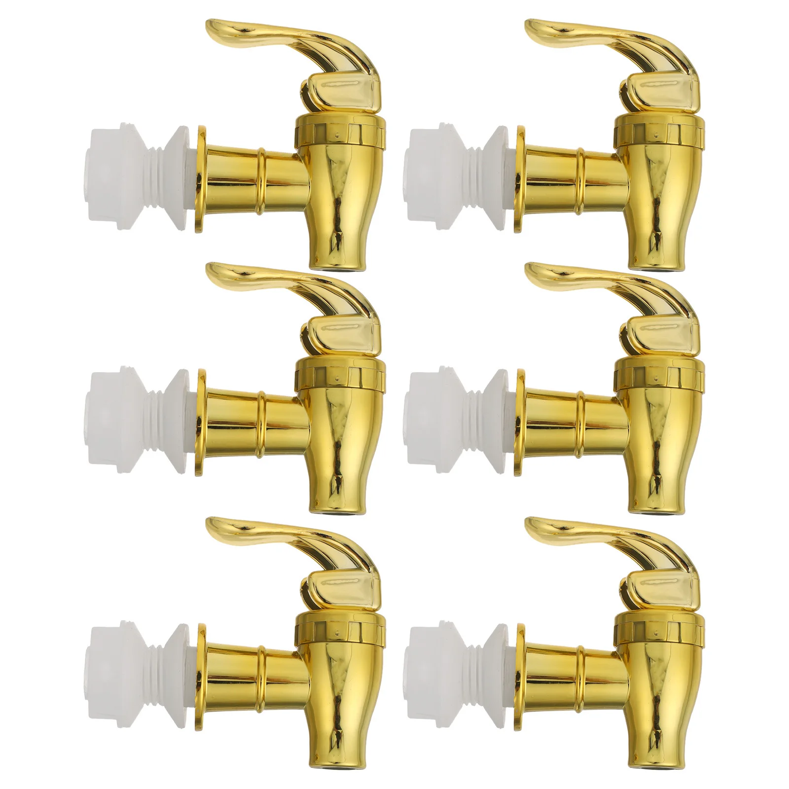 

6Pcs Beverage Dispenser Faucet 18mm Plastic Ergonomic Handle Versatile Application Commercial Kitchens Buffets Juice Water