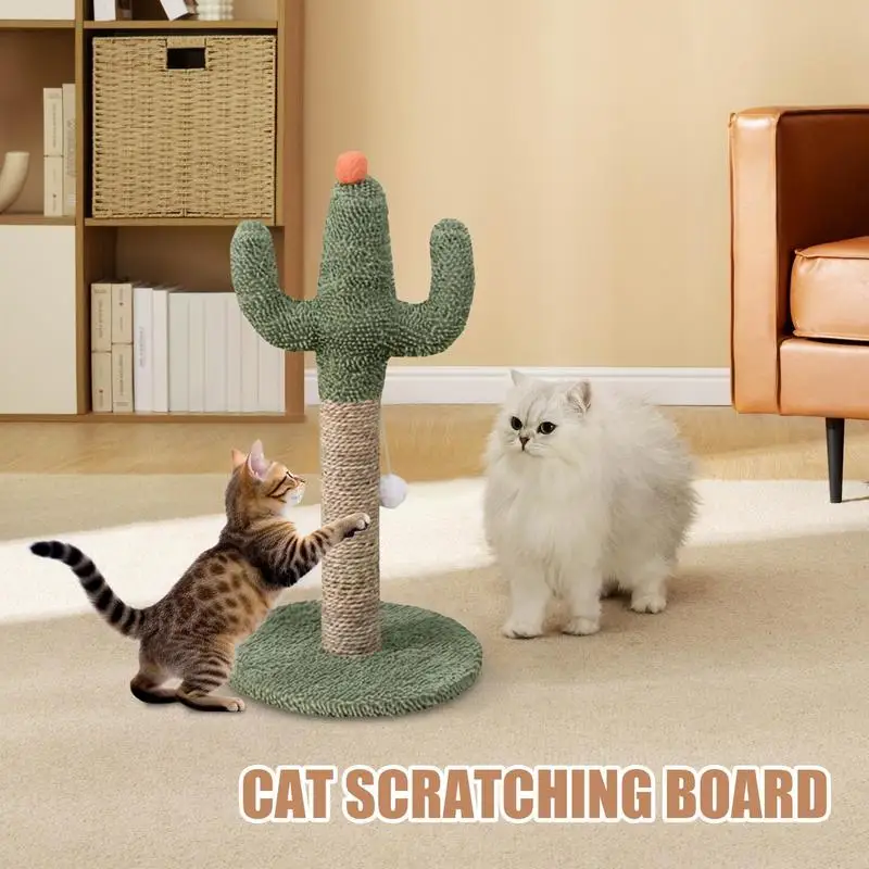 

Cat Tree Cactus Green Cactus Cactus Scratching Post Vertical Natural Kitten Scratch Poles Stable Nail Poles For All Indoor