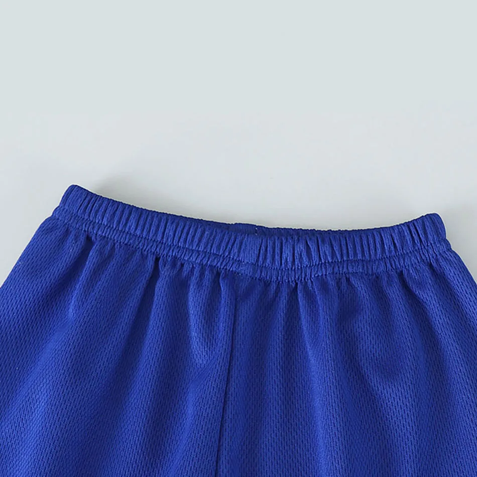 بدلات كرة السلة للأولاد الأساسية للصيف، مجموعة ملابس منزلية سريعة الجفاف للمجليين والأطفال الكبار بأكمام قصيرة