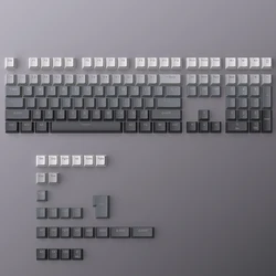 134 Double Shot Gradient Shine Through Top Lit PBT OEM Profile Keycap For MX Mechanical Keyboard 104 87 84 96 68 64 61