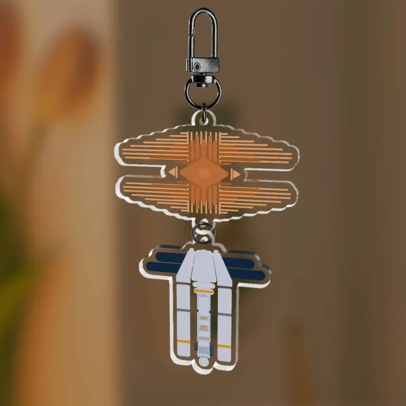 PHM Blip-A & Hail Mary Connected Acrylic Keychain Unique Space Themed Collectible Gift for Science Fiction Sci-Fi Book Fans